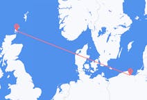 Flyreiser fra Kirkwall, Skottland til Gdansk, Polen