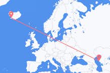 出发地 哈萨克斯坦阿克套目的地 冰岛雷克雅未克的航班
