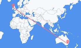 Flights from Australia to Northern Ireland