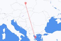 出发地 希腊斯基亚索斯目的地 波兰卡托维兹的航班