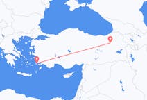 出发地 土耳其出发地 埃尔祖鲁姆目的地 希腊科斯岛的航班