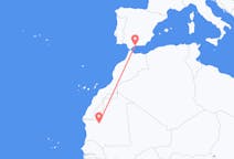 Loty z Atar, Mauretania do Malagi, Hiszpania