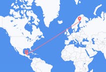 Flights from Flores, Guatemala to Luleå, Sweden