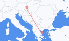 ตั๋วเครื่องบินจากเมืองHévízไปยังเมืองSkiathos