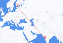 Flights from Kolhapur, India to Tallinn, Estonia