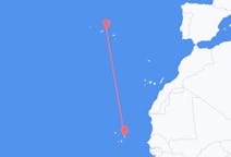 カーボベルデのから ボア・ビスタ、ポルトガルのへ テルセイラ島フライト