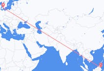Flyrejser fra Tarakan, North Kalimantan, Indonesien til København, Danmark