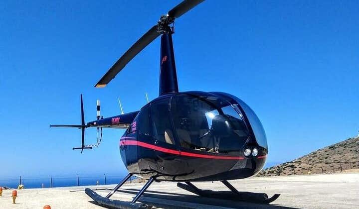 Private Helicopter Transfer from Mykonos to Santorini