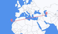 Flyg från Türkmenbaşy, Turkmenistan till Santa Cruz de Tenerife, Spanien
