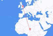 Flyrejser fra N Djamena, Tchad til London, England
