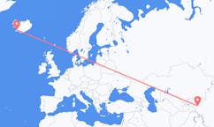 出发地 中国喀什目的地 冰岛雷克雅维克的航班