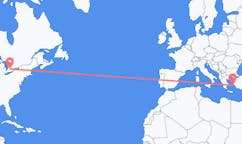 Flights from Waterloo, Canada to Icaria, Greece