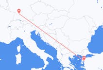 Voli da Distretto di Edremit, Turchia a Stoccarda, Germania