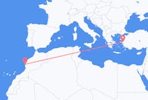Flug frá Essaouira, Marokkó til Izmir, Tyrklandi