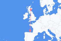 Flyreiser fra Santander, Spania til Edinburgh, Skottland