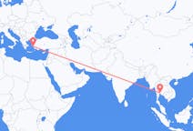 Flyg från Bangkok, Thailand till Samos, Grekland