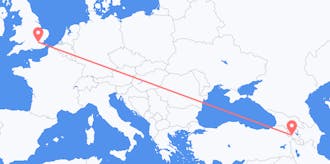 Flights from Armenia to the United Kingdom