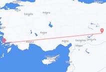 Flyg från Kos, Grekland till Diyarbakir, Turkiet