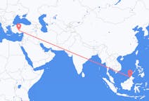 Flüge von Kota Kinabalu, Malaysia nach Konya, die Türkei