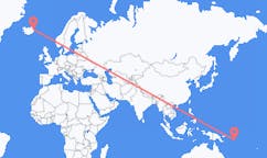 Flights from Honiara, Solomon Islands to Egilsstaðir, Iceland