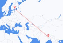 Flights from Bhadrapur, Mechi, Nepal to Lappeenranta, Finland