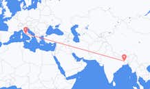 Loty z Radźszahi, Bangladesz do Rzymu, Włochy