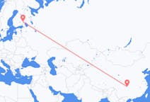 Flights from Chongqing, China to Savonlinna, Finland