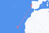 Flug frá São Vicente, Grænhöfðaeyjum til Lissabon, Portúgal
