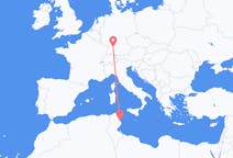 Flyreiser fra Monastir, Tunisia til Stuttgart, Tyskland