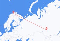 Fly fra Tomsk til Alta