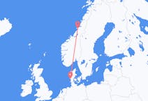 Flights from Rørvik, Norway to Esbjerg, Denmark