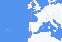 Flyg från Marrakech, Marocko till Dublin, Irland