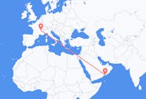 Flights from Salalah to Lyon
