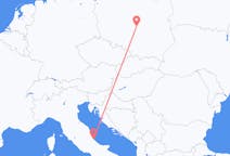 Flyreiser fra Pescara, Italia til Łódź, Polen