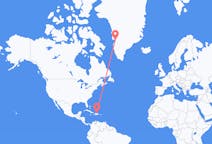 Flyrejser fra Puerto Plata, Den Dominikanske Republik til Ilulissat, Grønland