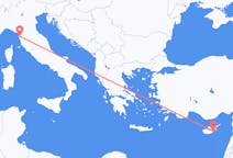 Vluchten van Pisa naar Larnaca