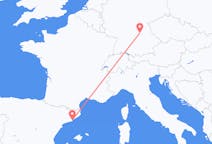 Flyg från Nürnberg, Tyskland till Barcelona, Spanien