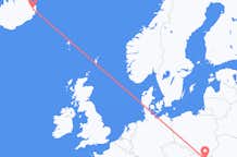 Flyreiser fra Kosice, Slovakia til Egilsstaðir, Island