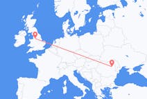 Flights from Manchester, England to Bacău, Romania