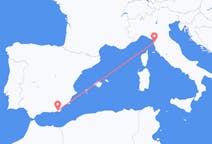 Flyrejser fra Almeria, Spanien til Pisa, Italien
