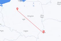 Flüge von Lwiw, die Ukraine nach Bromberg, Polen