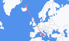 出发地 冰岛索斯霍恩目的地 意大利特拉帕尼的航班