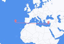 Flights from Paphos, Cyprus to Santa Maria Island, Portugal