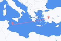Loty z miasta Lampedusa do miasta Denizli
