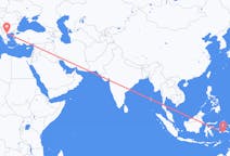 Loty z Ambon, Maluku w Indonezji do Salonik w Grecji