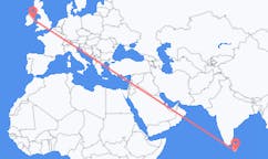 斯里兰卡出发地 韦拉维拉飞往斯里兰卡目的地 都柏林的航班