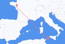 Fly fra Nantes til Pantelleria