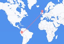 Flyreiser fra Pucallpa, Peru til Liverpool, England
