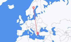 Flights from Kramfors Municipality, Sweden to Plaka, Milos, Greece