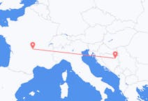 Flüge von Tuzla, Bosnien und Herzegowina nach Clermont-Ferrand, Frankreich